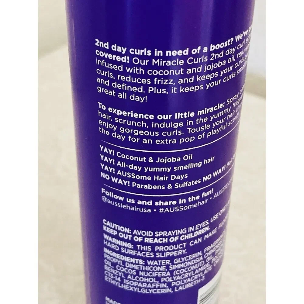 Aussie miracle curls